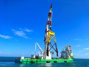 中能風場完成全數31座水下基礎安裝  力拼今年如期完工併網